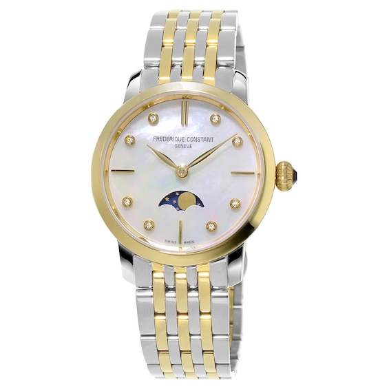 Frederique Constant Slimline Ladies’ Two-Tone Bracelet Watch