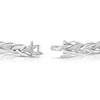 Thumbnail Image 3 of Sterling Silver 0.25ct Diamond Interlink Line Bracelet
