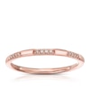 Thumbnail Image 1 of 9ct Rose Gold Diamond Stacking Ring