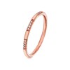 Thumbnail Image 2 of 9ct Rose Gold Diamond Stacking Ring