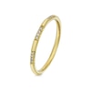 Thumbnail Image 2 of 9ct Yellow Gold Diamond Stacking Ring