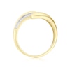 Thumbnail Image 3 of 9ct Yellow Gold Diamond Bold Open Ring