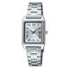 Thumbnail Image 1 of Casio LTP-B150D-7BEF Classic Analogue Rectangular White Dial & Stainless Steel Watch