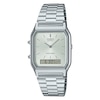 Thumbnail Image 1 of Casio Collection AQ-230A-7AMQYES Silver Digital Dial Stainless Steel Watch