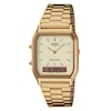 Thumbnail Image 1 of Casio AQ-230GA9DMQYES Vintage Gold Tone Bracelet Watch