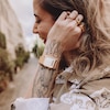 Thumbnail Image 5 of Casio AQ-230GA9DMQYES Vintage Gold Tone Bracelet Watch