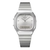 Thumbnail Image 1 of Casio AQ-240E-7AVEF Vintage Square Dial & Stainless Steel Bracelet Watch