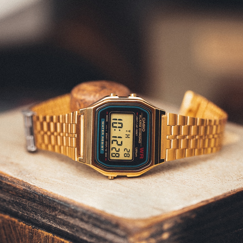 Main Image 2 of Casio A159WGEA-1EF Vintage Gold Tone Bracelet Watch