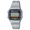 Thumbnail Image 1 of Casio A168WA-1YES Vintage Stainless Steel Bracelet Watch