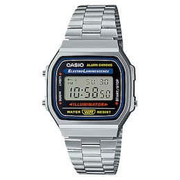 Casio A168WA-1YES Vintage Stainless Steel Bracelet Watch