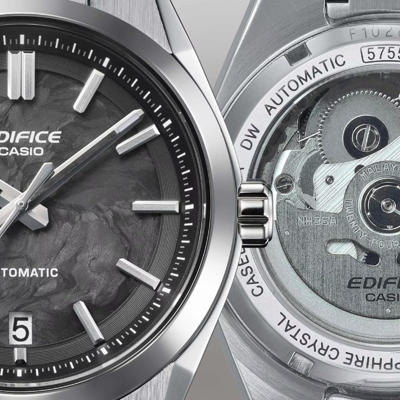Main Image 4 of Casio Edifice EFK-100CD-1AEF Mechanical Black Dial & Bracelet Watch