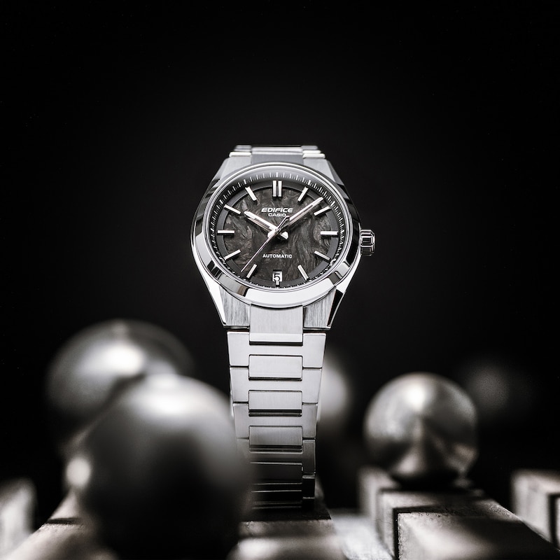 Main Image 5 of Casio Edifice EFK-100CD-1AEF Mechanical Black Dial & Bracelet Watch