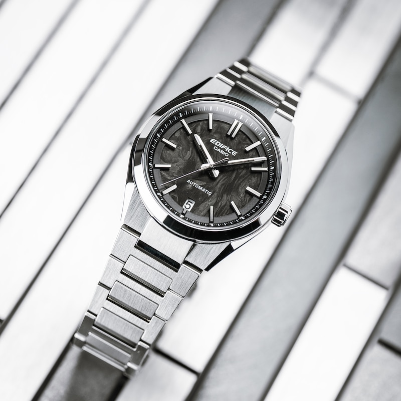 Main Image 9 of Casio Edifice EFK-100CD-1AEF Mechanical Black Dial & Bracelet Watch