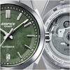 Thumbnail Image 2 of Casio Edifice EFK-100D-3AEF Mechanical Green Dial Stainless Steel Watch