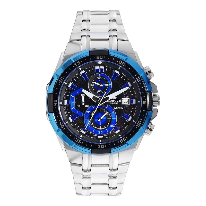 Main Image 1 of Casio Edifice EFR-539D-1A2VUE Men's Blue Dial Stainless Steel Bracelet Watch