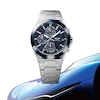 Thumbnail Image 3 of Casio Edifice EFS-S650D-2AEF Ceramic Bezel Blue Dial Stainless Steel Solar Watch