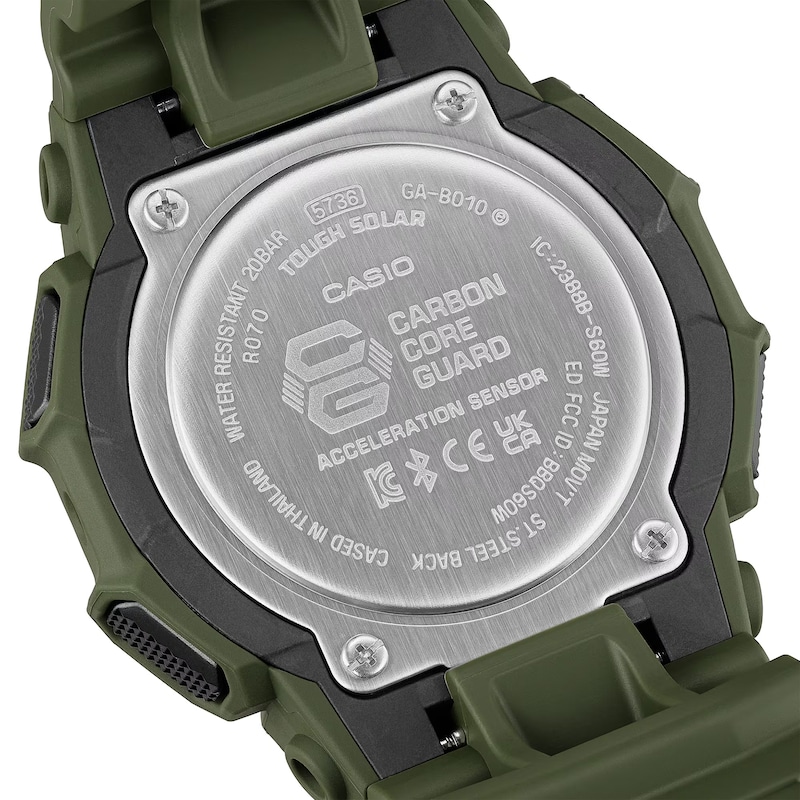 Main Image 5 of G-Shock GA-B010-3AER Analog Digital Series Black Dial & Green Resin Strap Watch