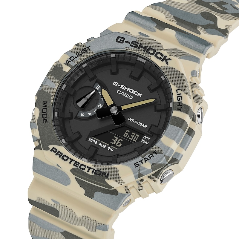 Main Image 3 of G-Shock GA-2100CM-5AER Camo Resin Strap Watch
