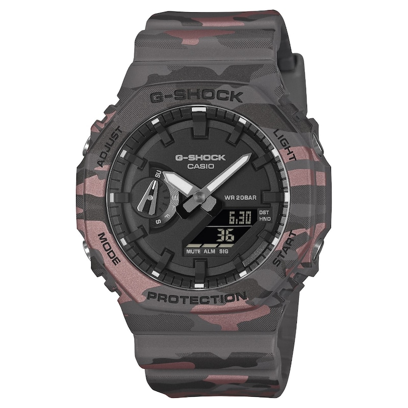 Main Image 1 of G-Shock GA-2100CM-8AER Camo Resin Strap Watch