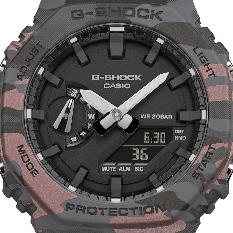 Main Image 4 of G-Shock GA-2100CM-8AER Camo Resin Strap Watch