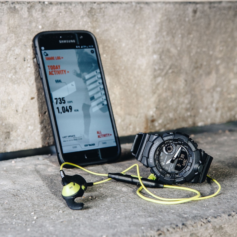 Main Image 3 of G-Shock GBA-800-1AER Black Resin Strap Watch