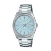Thumbnail Image 1 of Casio Analogue Light Blue Dial Silver Tone Stainless Steel Watch