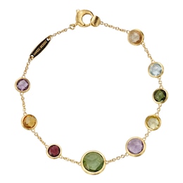Marco Bicego Jaipur 18ct Yellow Gold Mix Stone Bracelet