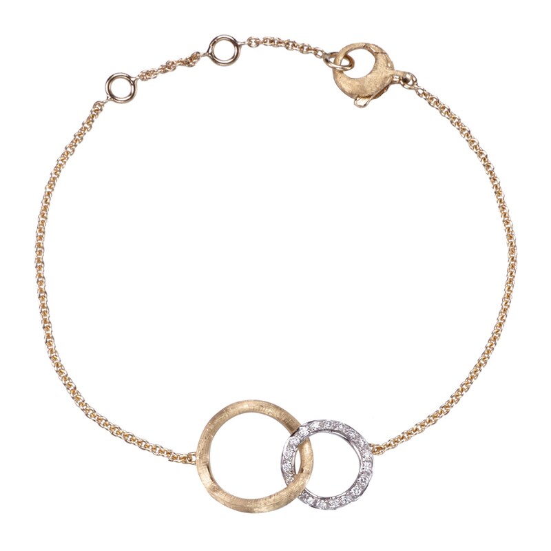 Marco Bicego Jaipur 18ct Gold 0.14ct Diamond Link Bracelet