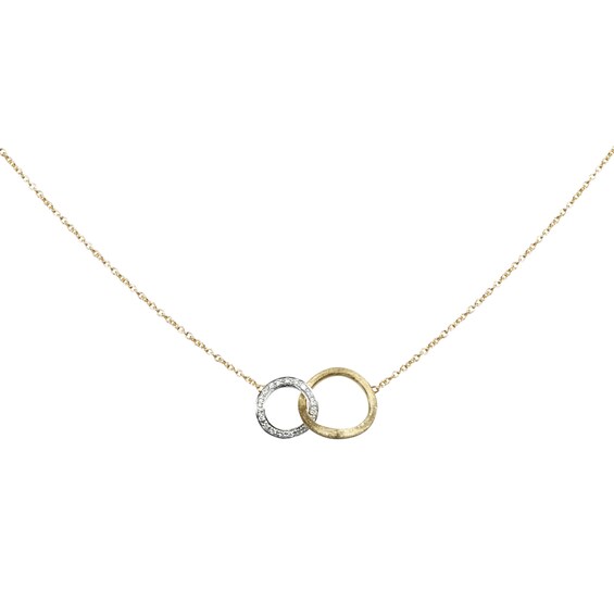 Marco Bicego Jaipur 18ct Gold 0.14ct Diamond Link Pendant