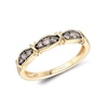 Thumbnail Image 1 of Le Vian Chocolatier 14ct Yellow Gold Chocolate 0.20ct Diamond Ring