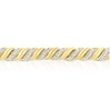 Thumbnail Image 2 of 9ct Yellow Gold 0.50ct Diamond Twist Tennis Bracelet