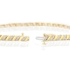 Thumbnail Image 3 of 9ct Yellow Gold 0.50ct Diamond Twist Tennis Bracelet