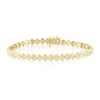 Thumbnail Image 1 of 9ct Yellow Gold 0.50ct Diamond Panther Link Line Bracelet