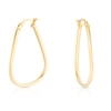 Thumbnail Image 1 of 9ct Yellow Gold Large Basket Shape Hoop Earrings