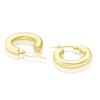 Thumbnail Image 2 of 9ct Yellow Gold Small Chunky Hoop Earrings