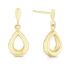 Thumbnail Image 1 of 9ct Yellow Gold Open Teardrop Drop Earrings