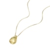 Thumbnail Image 2 of 9ct Yellow Gold Large Facetted Teardrop Pendant Necklace