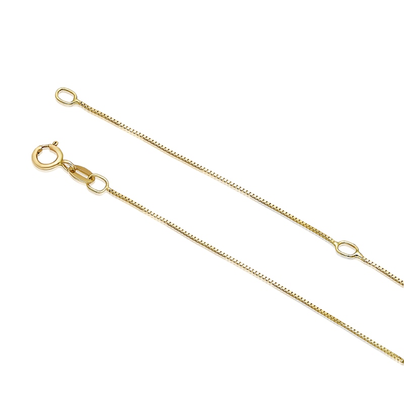 Main Image 3 of 9ct Yellow Gold Domed Circle Pendant Necklace