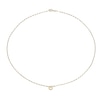 Thumbnail Image 2 of 9ct Yellow Gold Small Open Circle Motif Necklace