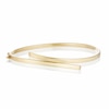 Thumbnail Image 1 of 9ct Yellow Gold Polished Crossover Bangle