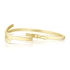 Thumbnail Image 3 of 9ct Yellow Gold Polished Crossover Bangle