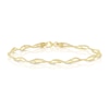 Thumbnail Image 1 of 9ct Yellow Gold Twisted Chain Bracelet