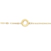 Thumbnail Image 2 of 9ct Yellow Gold Small Open Circle Motif Bracelet