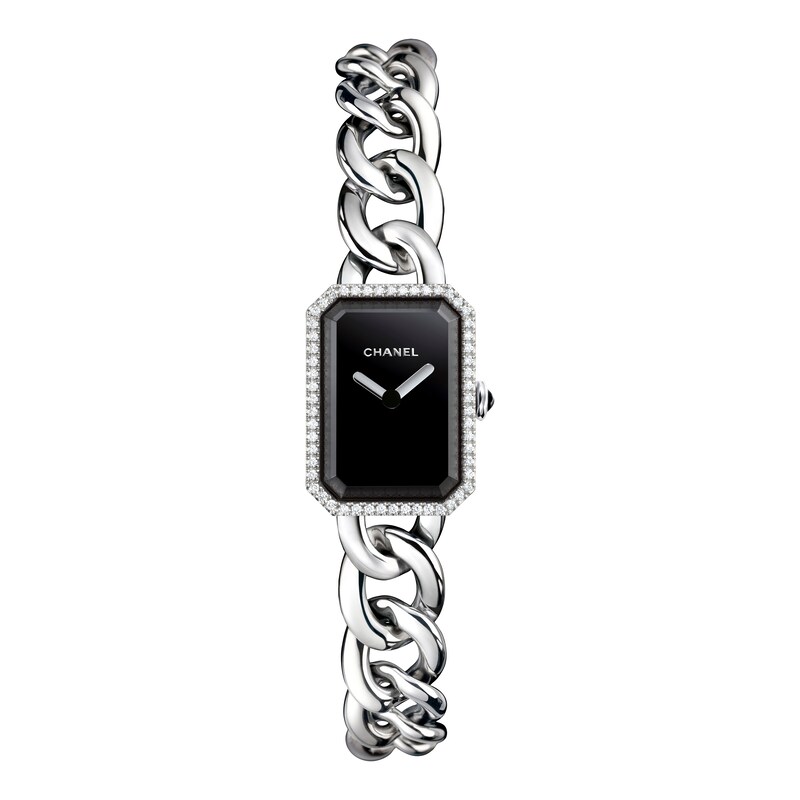 CHANEL Premiere Black Diamond 16mm Dial Bracelet Watch