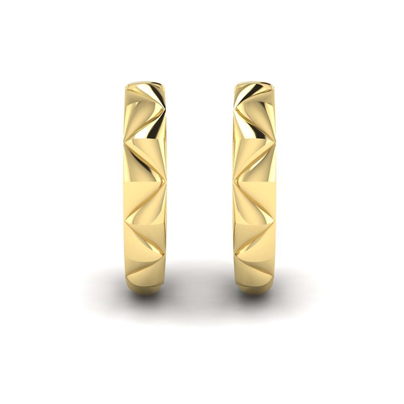 Main Image 1 of KLEORA PYRAMID Modern Electrum™ Pyramid Huggie