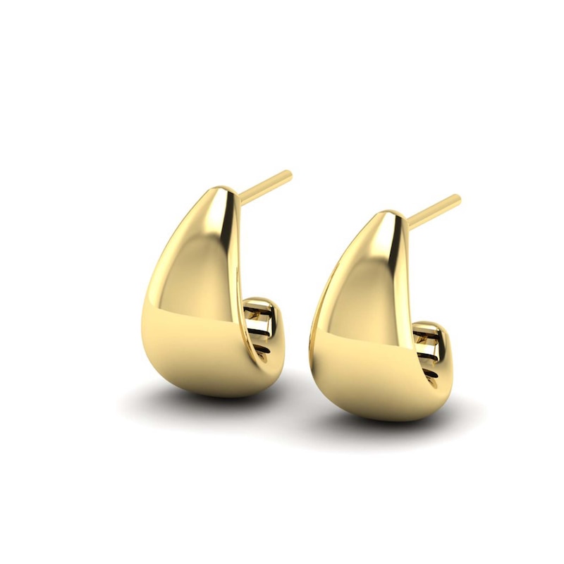 Main Image 2 of KLEORA ODYSSEY Modern Electrum™ Wide J-Hoop Earrings