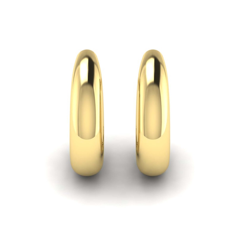 Main Image 1 of KLEORA ODYSSEY Modern Electrum™ Thin J-Hoop Earrings