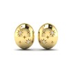 Thumbnail Image 1 of KLEORA AURORA Modern Electrum™ Diamond Star Burst Half Hoop Earrings