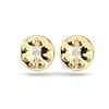 Thumbnail Image 1 of KLEORA IRIS Modern Electrum™ Diamond Cat Eye Circle Stud Earrings