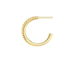 Thumbnail Image 2 of KLEORA CONTORTO Modern Electrum™ Rope & Polished Crossover Hoop Earrings